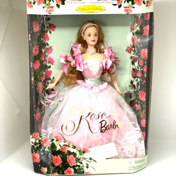 1999 VINTAGE ROSE BARBIE A Garden Of Flowers Collection 1st